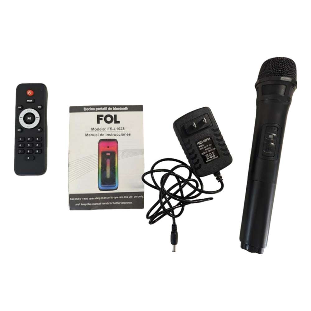 Sistema de Sonido Portátil dos wooferes de 10 pulgadas 60W FS-L10287