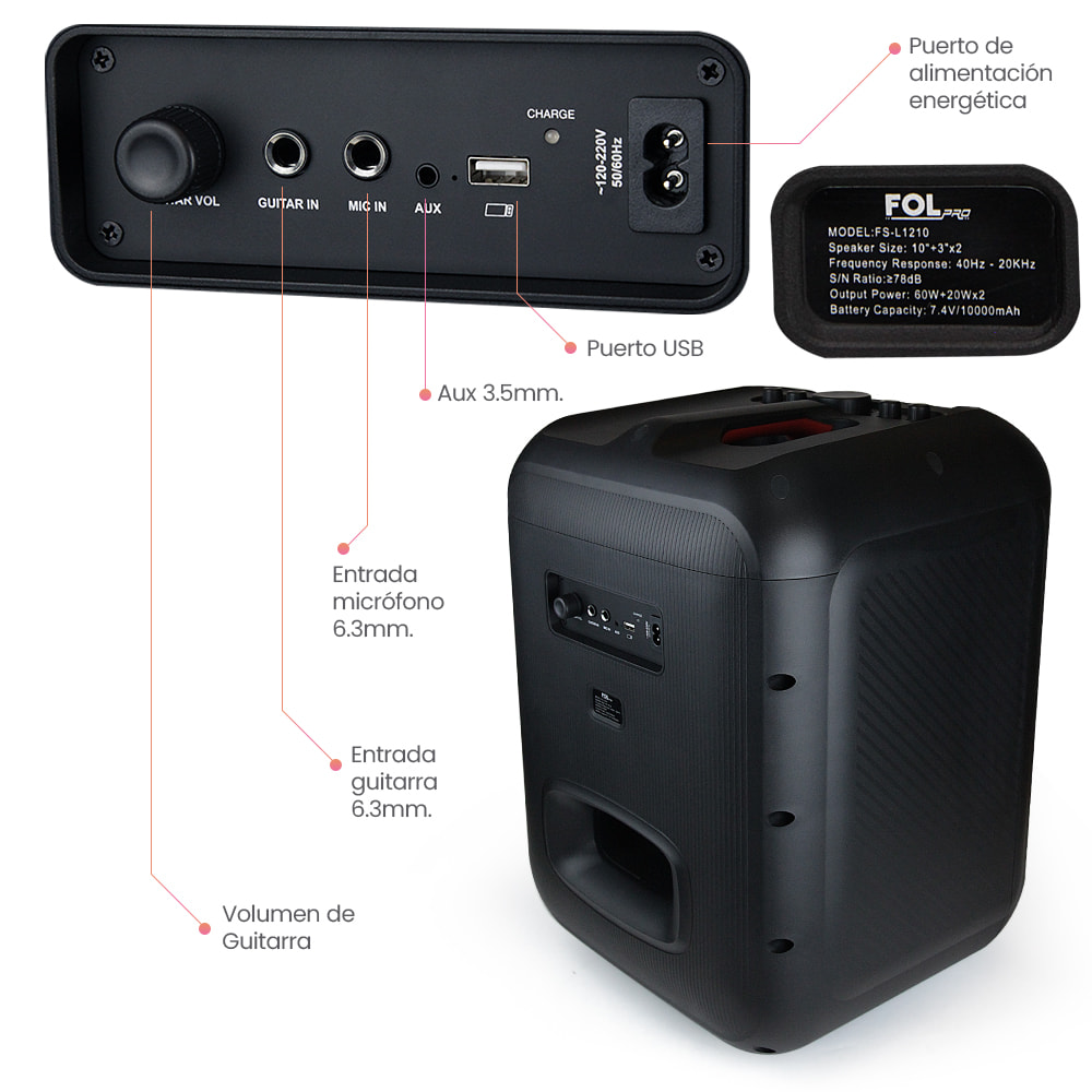 Bocina FOL FS-L1210 10