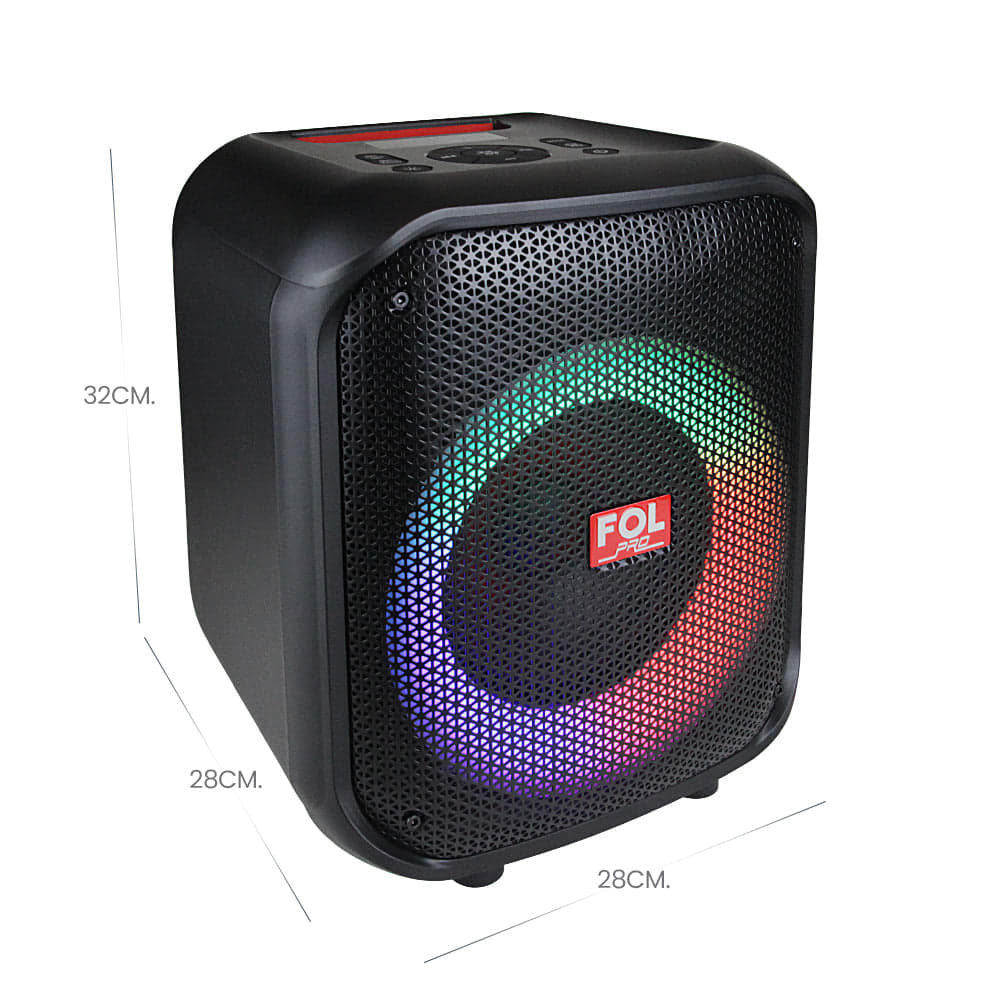 Bocina Bluetooth 50W 6.5 + 2 de 2.25 2000mAh con Microfono FOL FS-L1216M7
