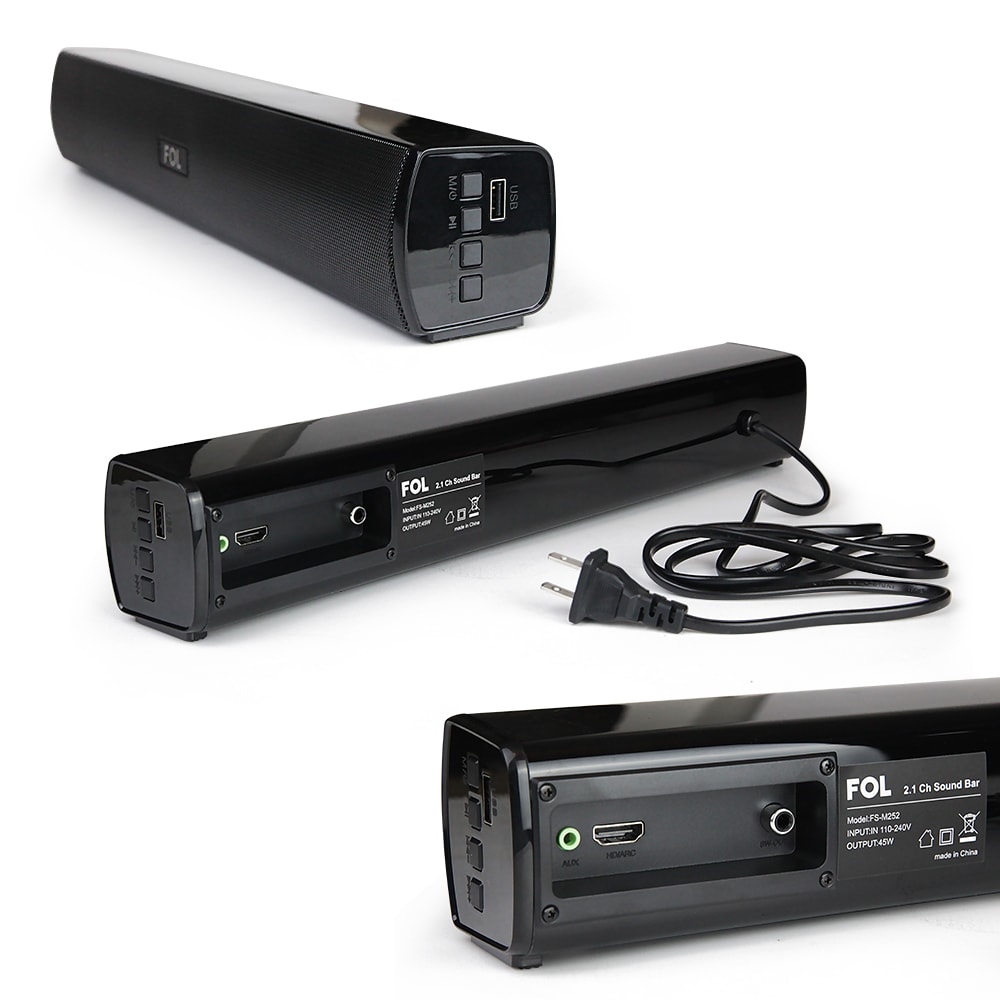 Barra de Sonido Bluetooth 45 watts HDMI FOL FS-M2526