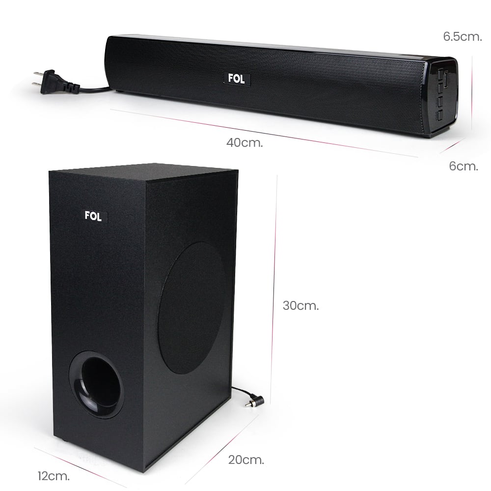 Barra de Sonido Bluetooth 45 watts HDMI FOL FS-M2525