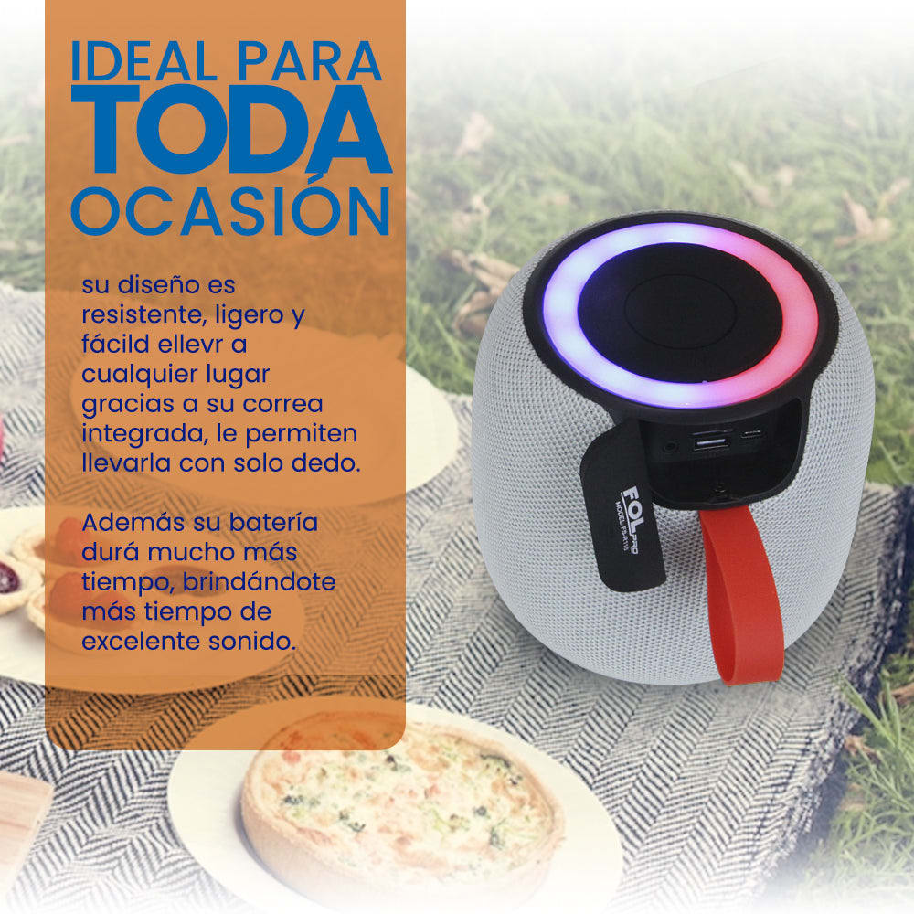 Bocina Bluetooth 10W 3000mAh TWS FOL FS-R1164