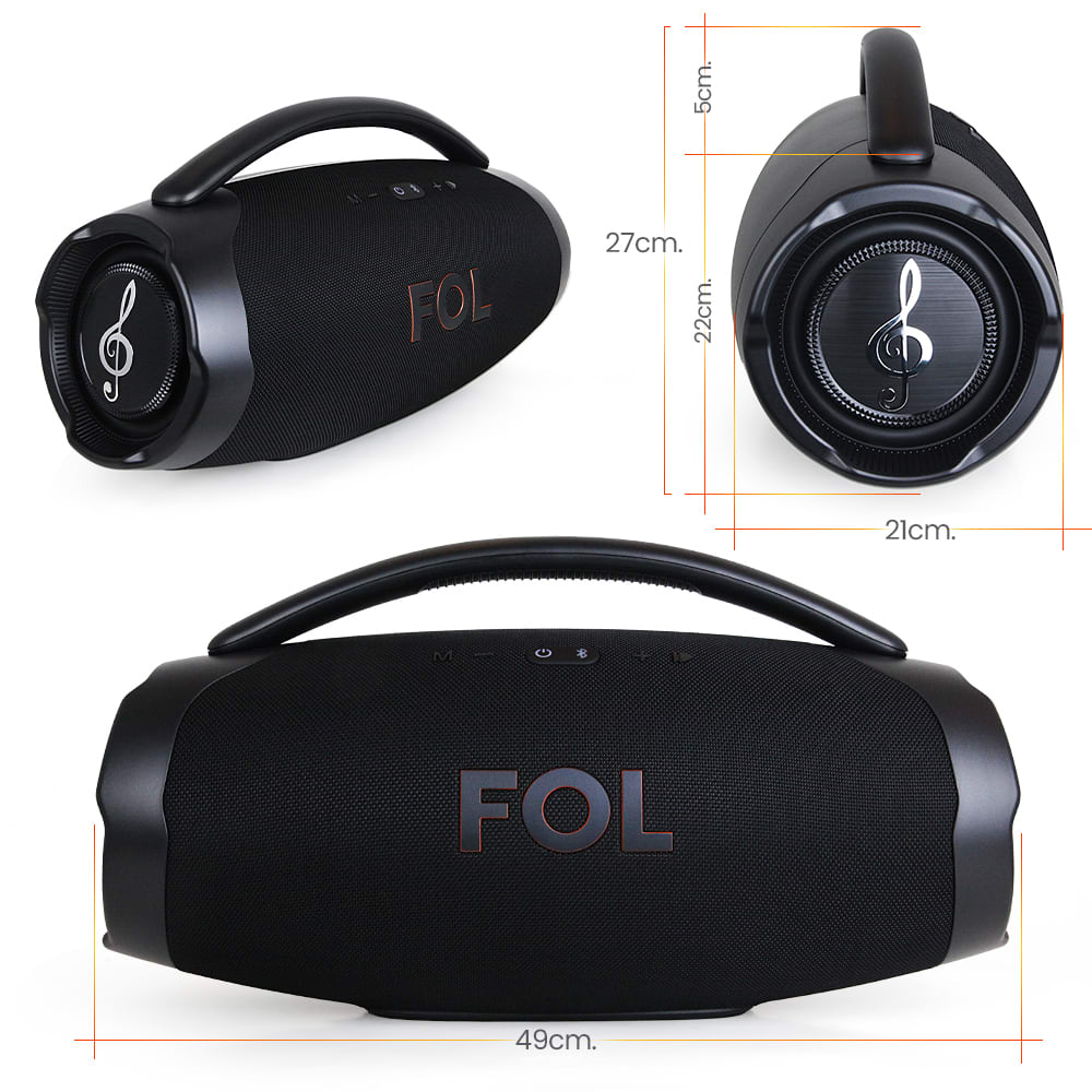 Bocina Bluetooth, contra agua 110W 6000mAh FOL FS-R2074