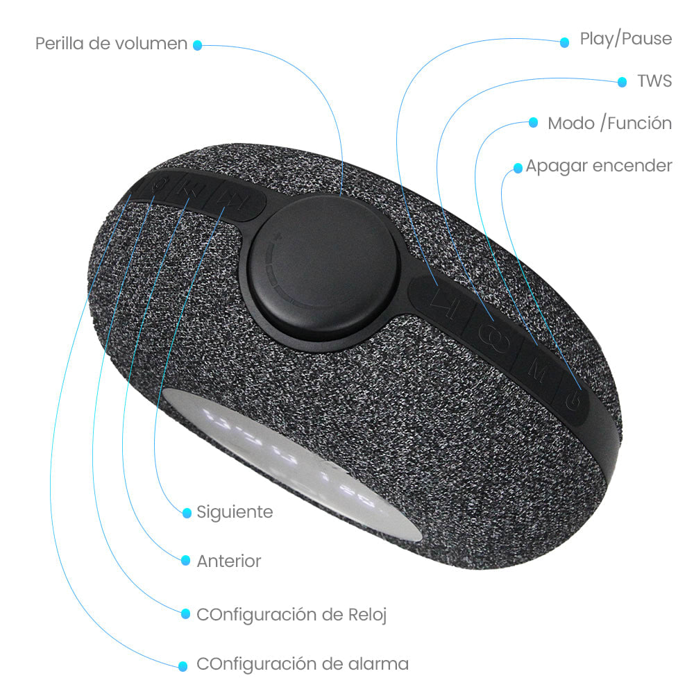 Bocina reloj 20W  7.4V 2000mAh FOL FS-R2164