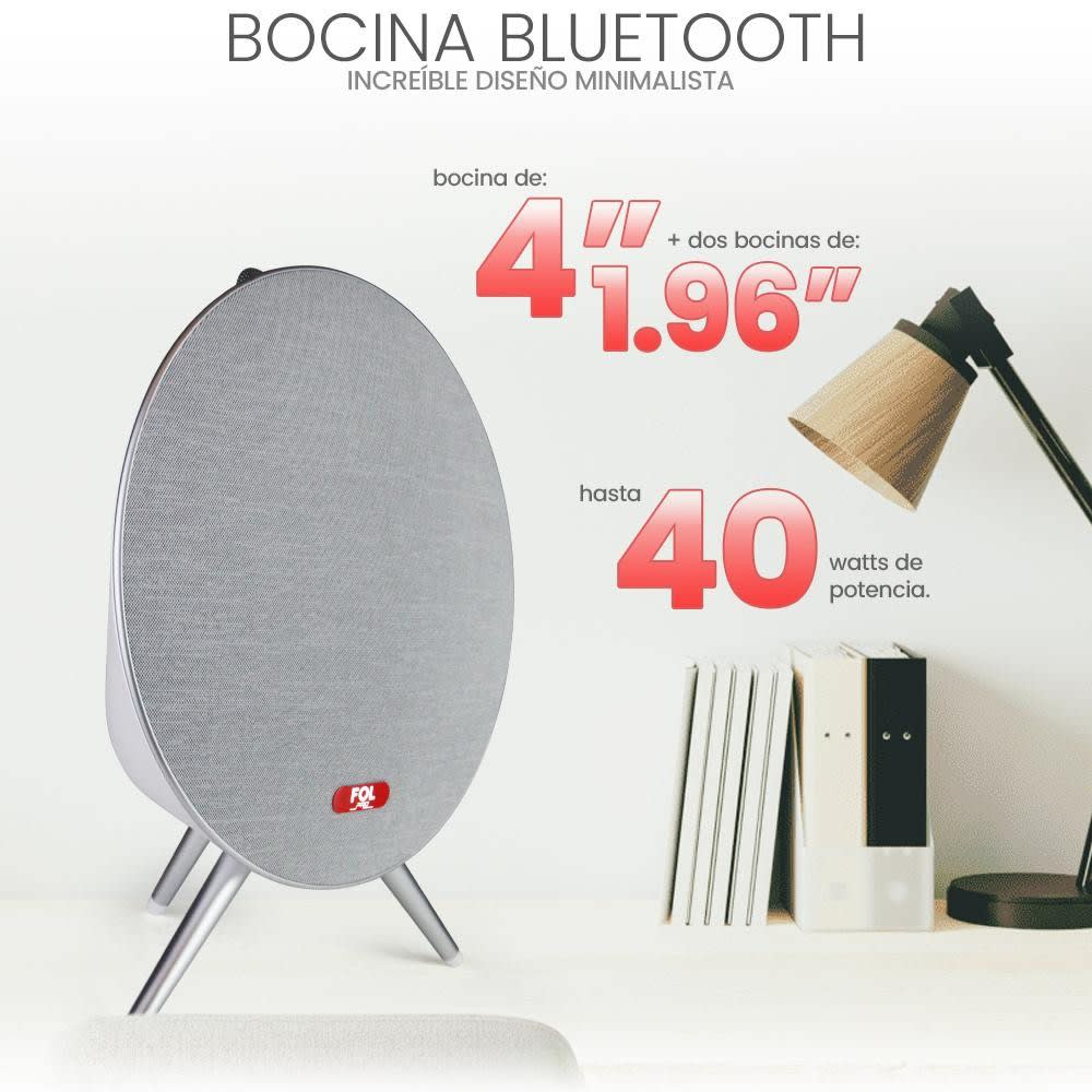 Bocina Fol 40W 2500mAh Bluetooth, 4