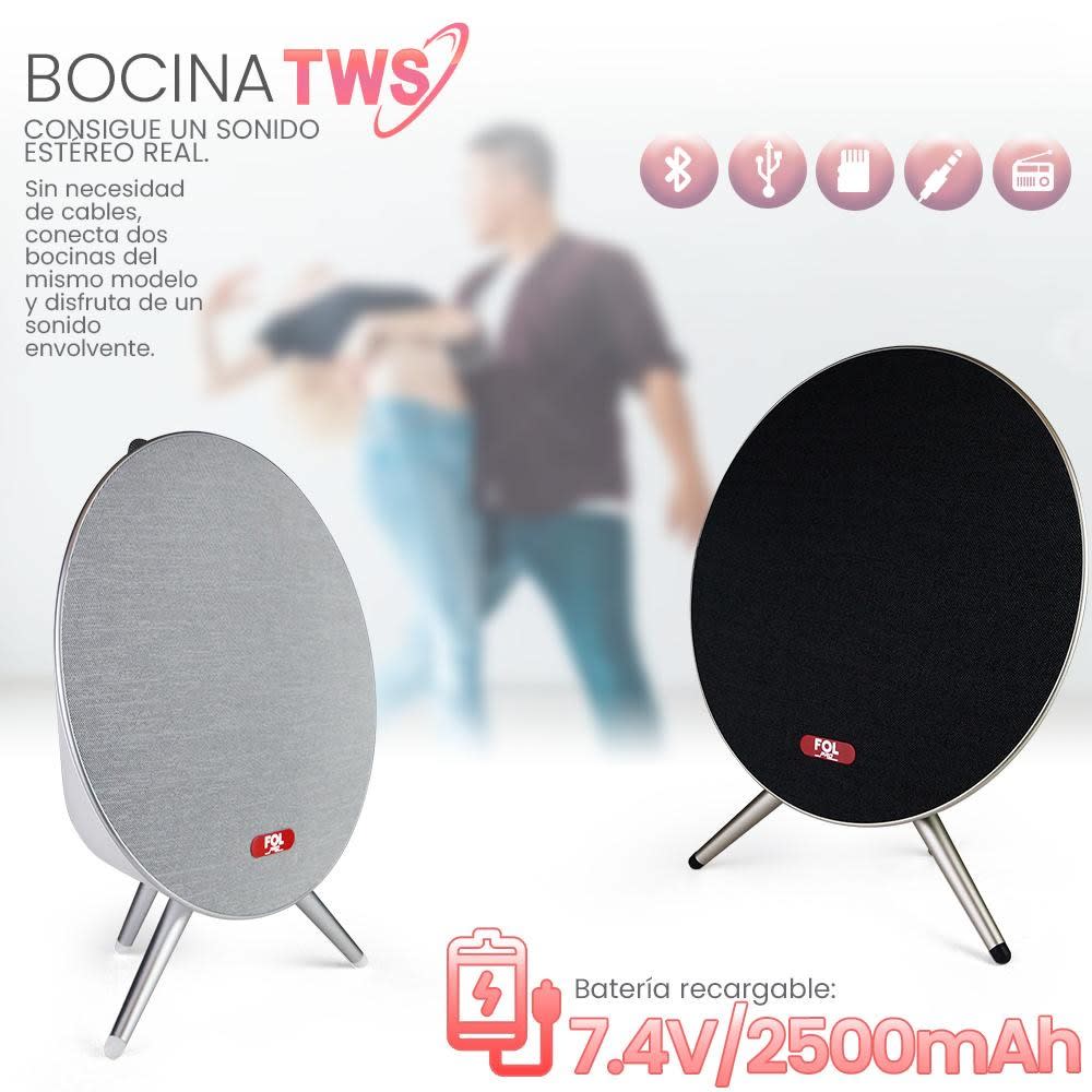 Bocina Fol 40W 2500mAh Bluetooth, 4