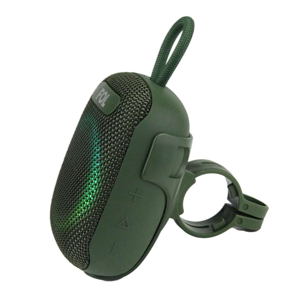 Bocina Moto Bluetooth FOL FS-S195 TF Card Radio FM 1800mAh 8W Resistente al agua IPX6 0