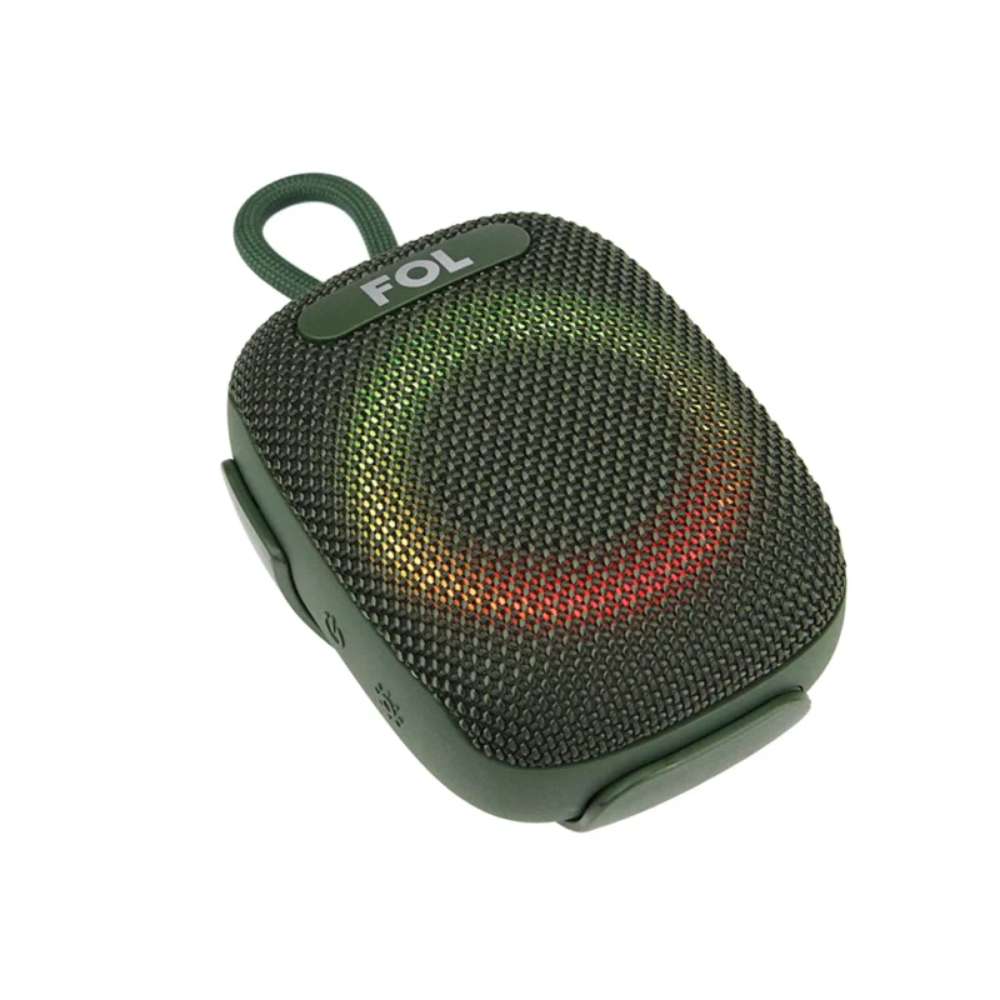 Bocina Moto Bluetooth FOL FS-S195 TF Card Radio FM 1800mAh 8W Resistente al agua IPX66