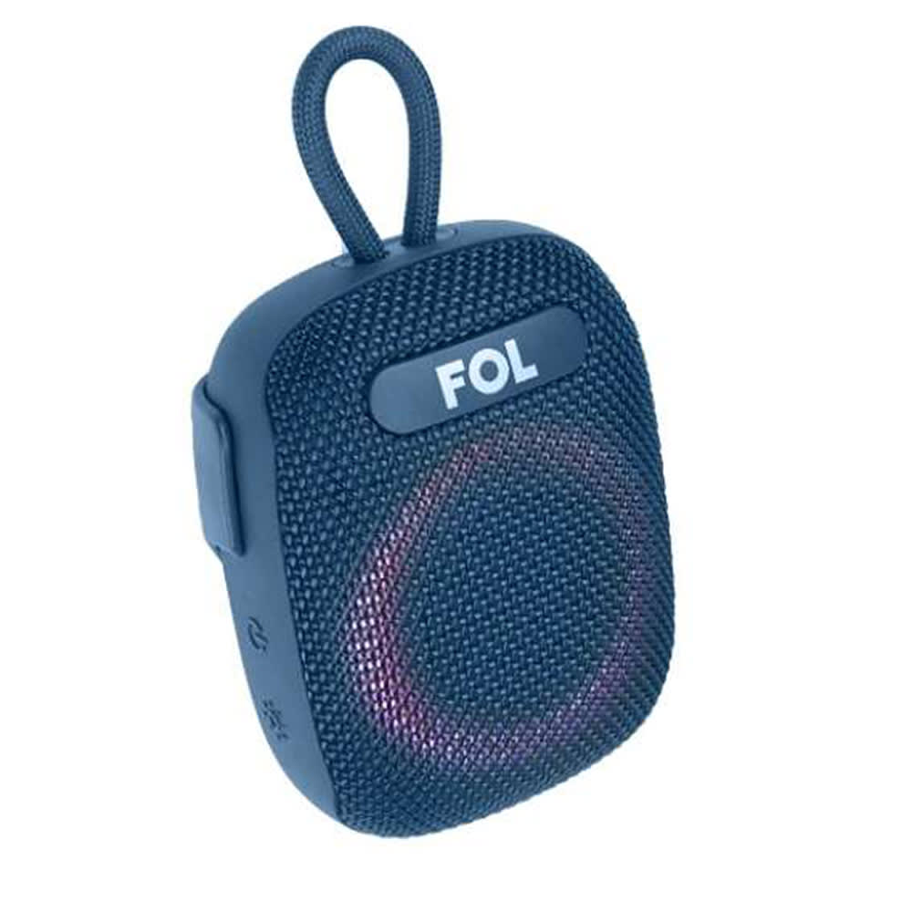 Bocina Moto Bluetooth FOL FS-S195 TF Card Radio FM 1800mAh 8W Resistente al agua IPX610