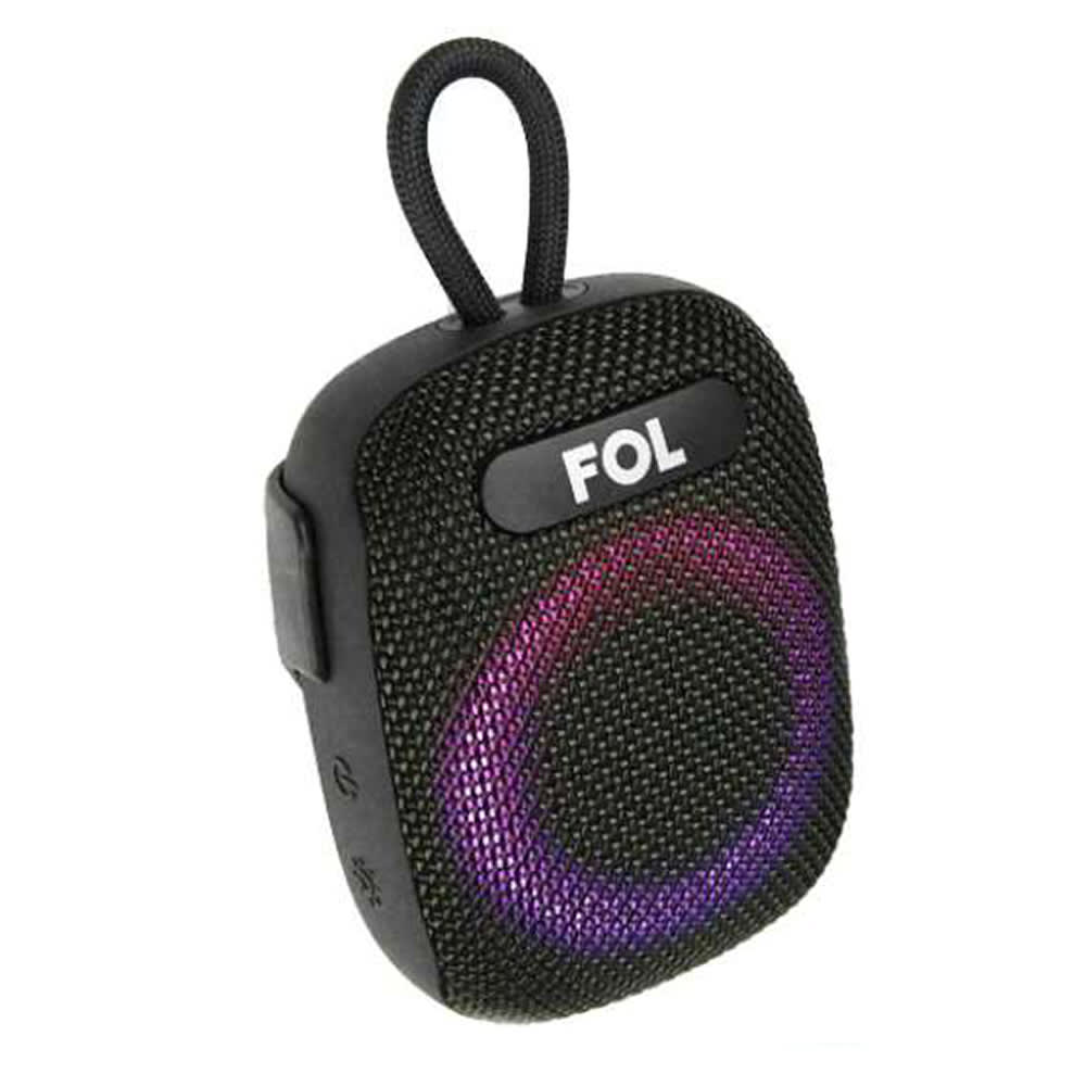 Bocina Moto Bluetooth FOL FS-S195 TF Card Radio FM 1800mAh 8W Resistente al agua IPX68
