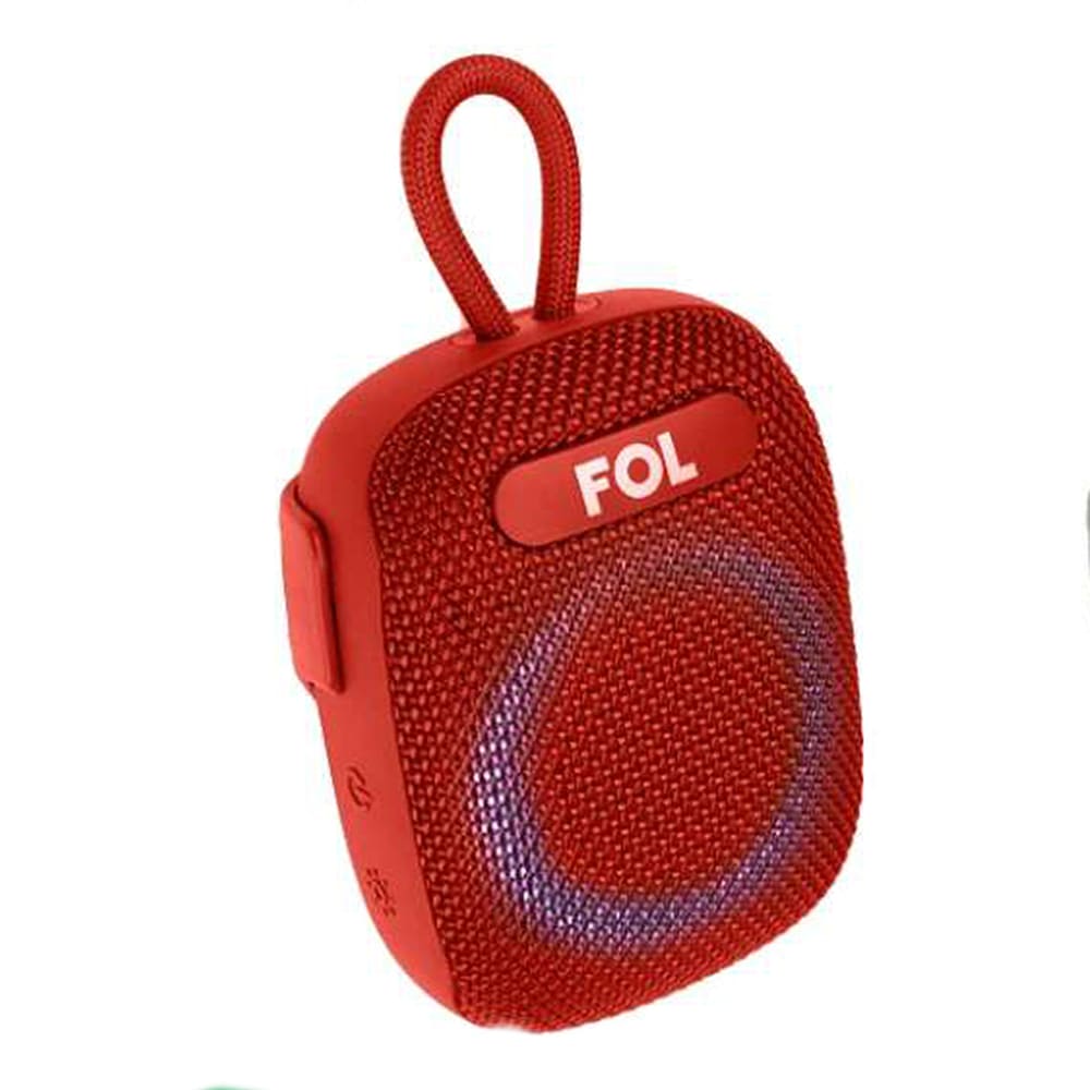 Bocina Moto Bluetooth FOL FS-S195 TF Card Radio FM 1800mAh 8W Resistente al agua IPX69