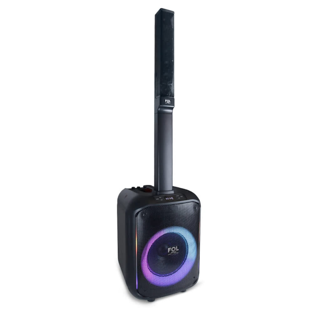 Torre de Sonido 100W Subwoofer 10? + 4 bocinas de 2.25?con Micrófono Recargable FS-T86811