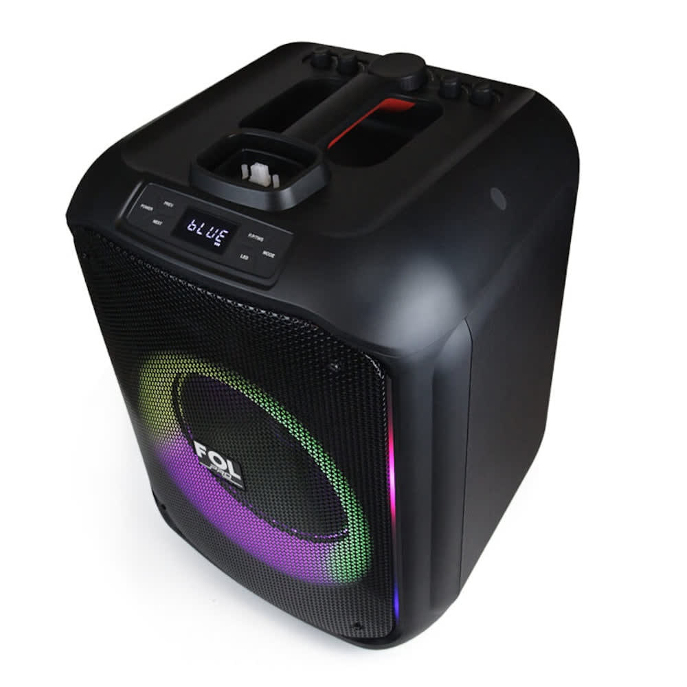 Torre de Sonido 100W Subwoofer 10? + 4 bocinas de 2.25?con Micrófono Recargable FS-T8689