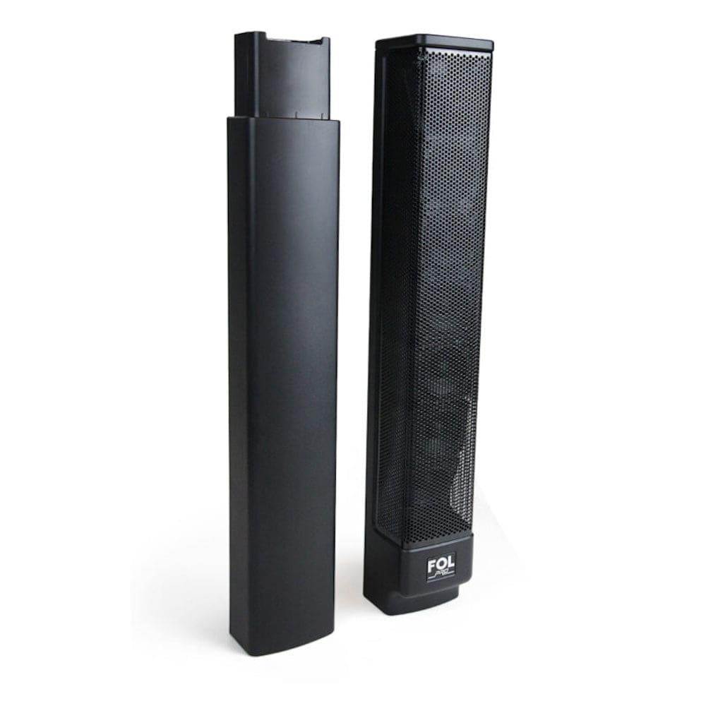 Torre de Sonido 100W Subwoofer 10? + 4 bocinas de 2.25?con Micrófono Recargable FS-T8684