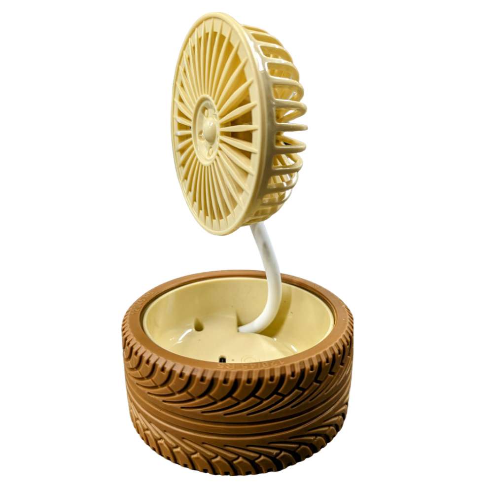 Mini Ventilador eléctrico Neumatico 9.5cm Recargable FS1033