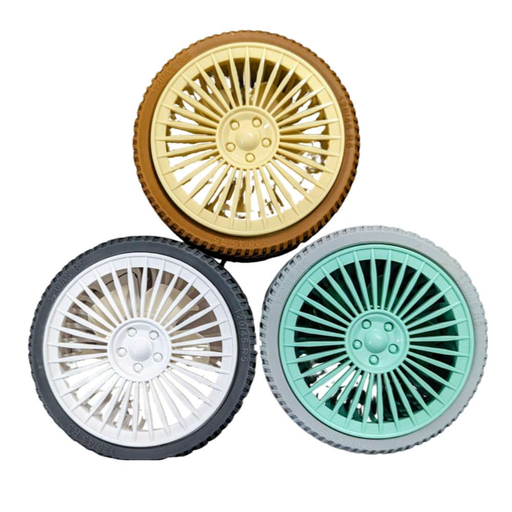 Mini Ventilador eléctrico Neumatico 9.5cm Recargable FS1036