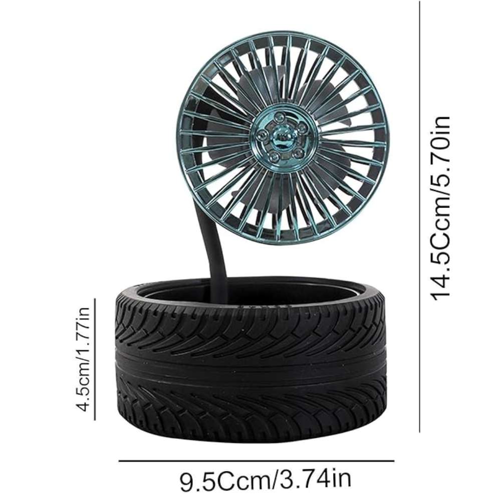 Mini Ventilador eléctrico Neumatico 9.5cm Recargable FS1034