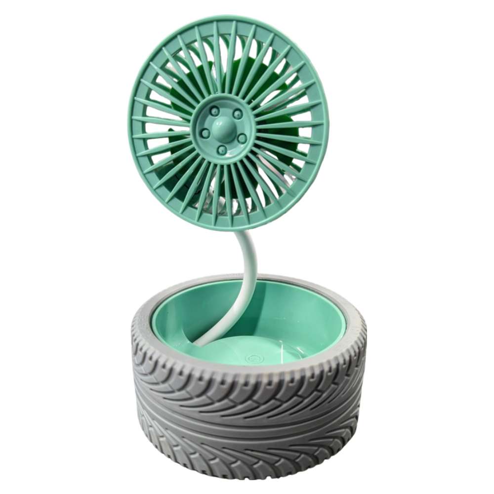 Mini Ventilador eléctrico Neumatico 9.5cm Recargable FS103 0