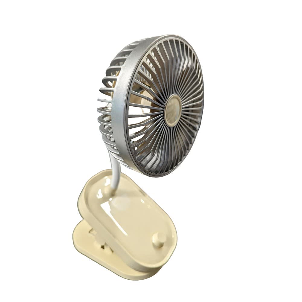 Ventilador Portatil Recargable Escritorio Personal Con Clip FS1065