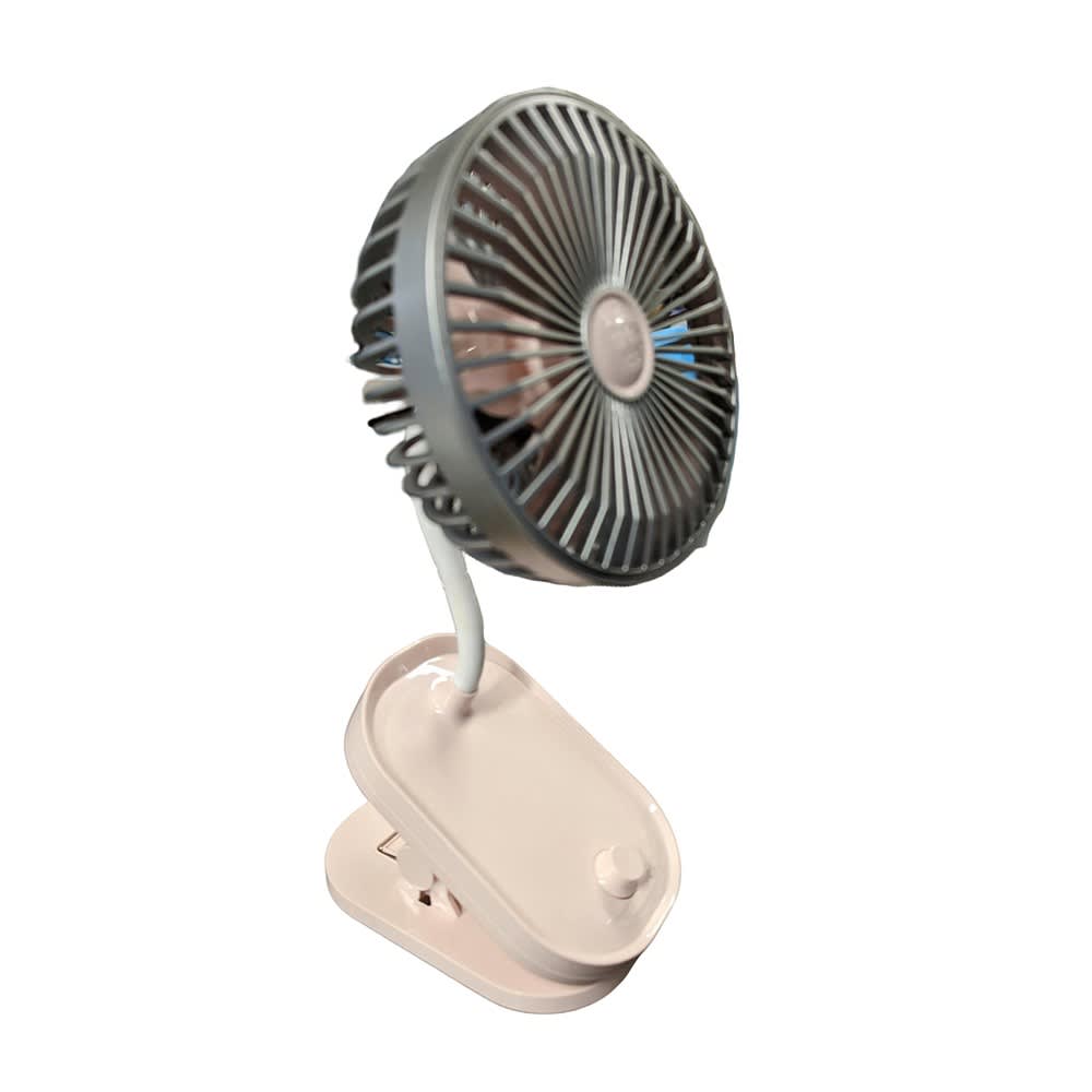 Ventilador Portatil Recargable Escritorio Personal Con Clip FS1066