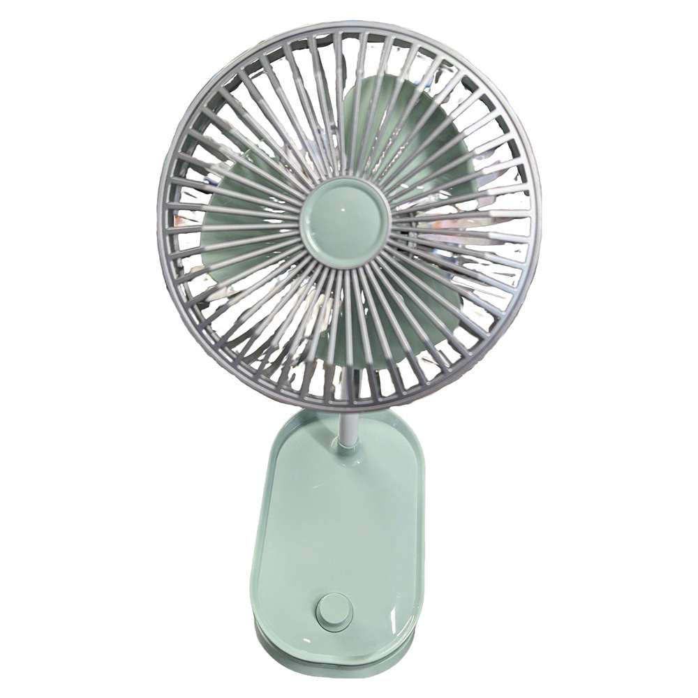 Ventilador Portatil Recargable Escritorio Personal Con Clip FS1067