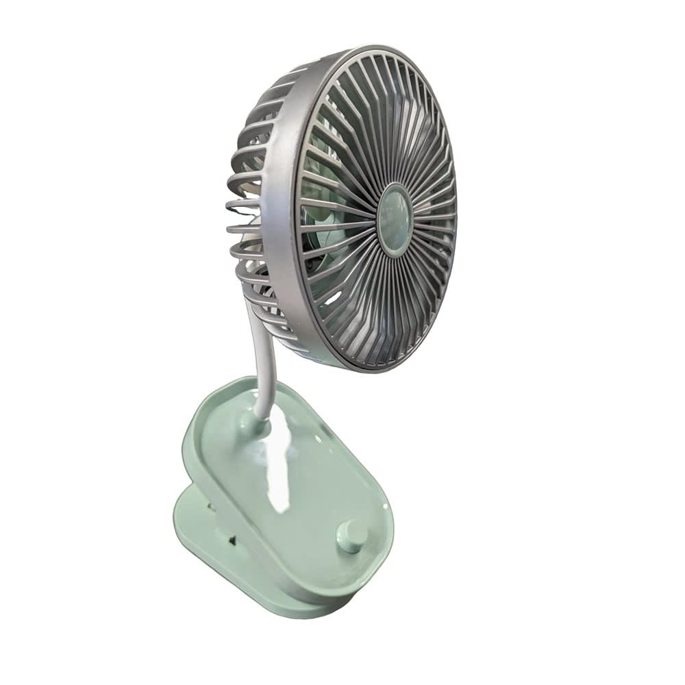 Ventilador Portatil Recargable Escritorio Personal Con Clip FS1064
