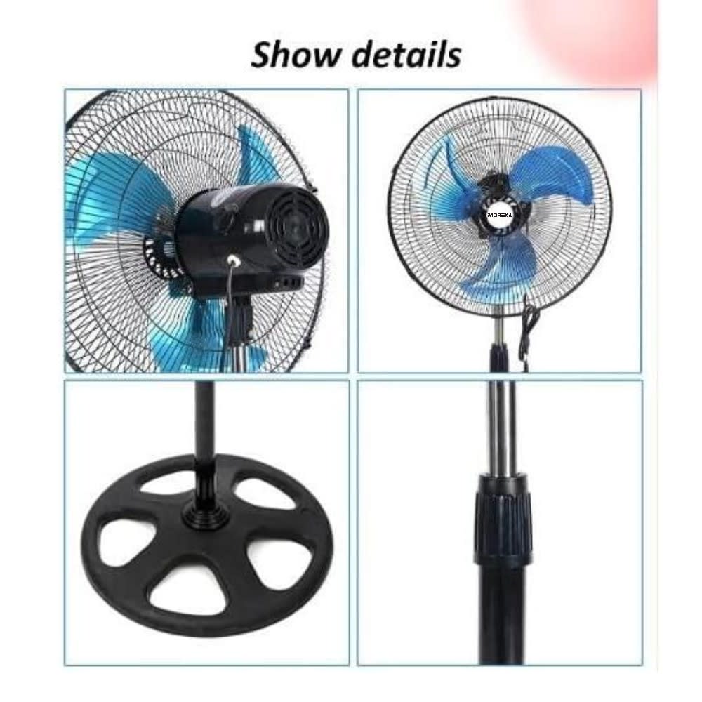 Ventilador 3 aspas alta velocidad de 18 pulgadas Ajustable3