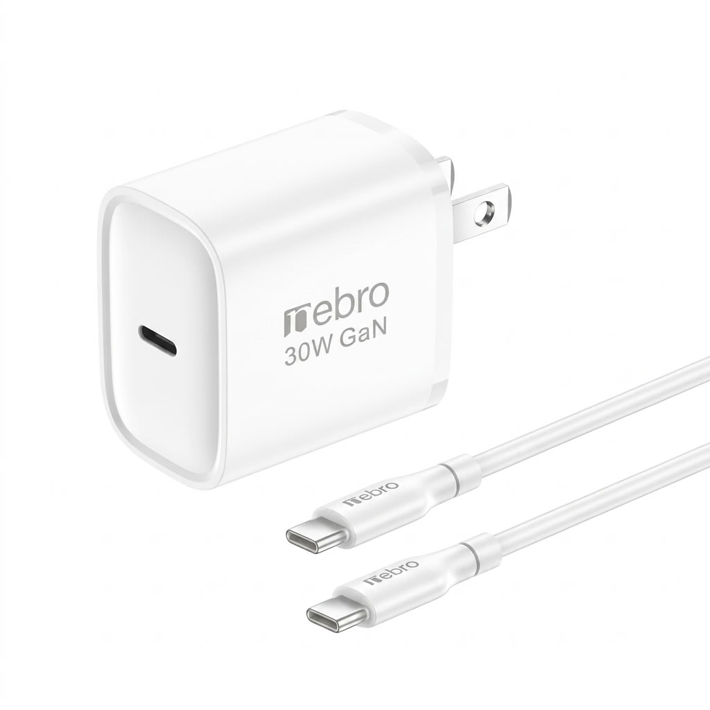 CARGADOR VGA-053T DE 30W GaN CABLE C A C SALIDA TIPO C7