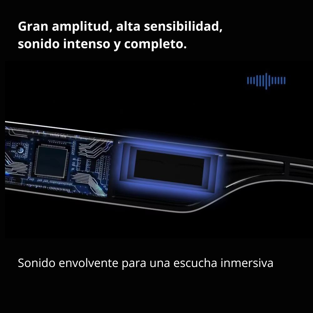 Lentes inteligentes traducción automática, asistente de Voz SIRI y Google, manos libres GS-086
