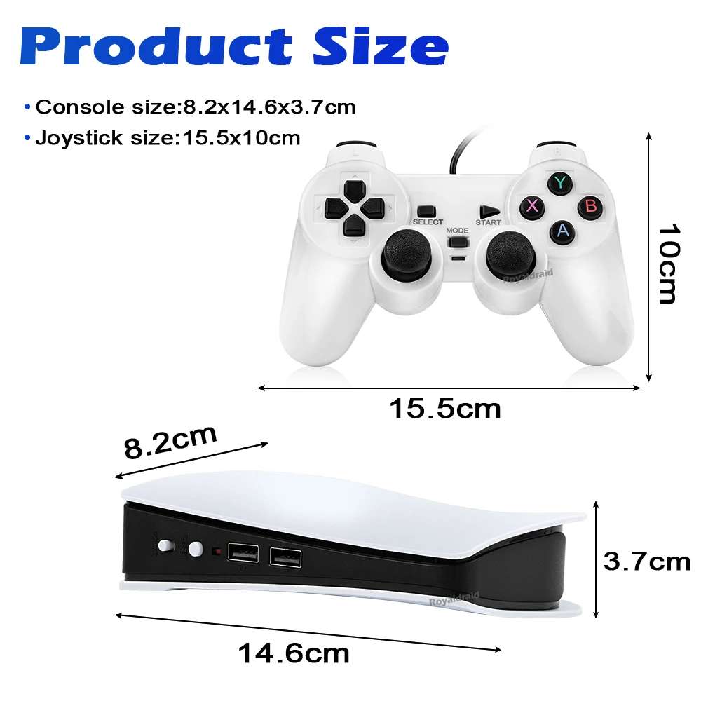 Consola de videojuegos GS5 Pro 620 juegos 8 bitsm portáti 2 controles9