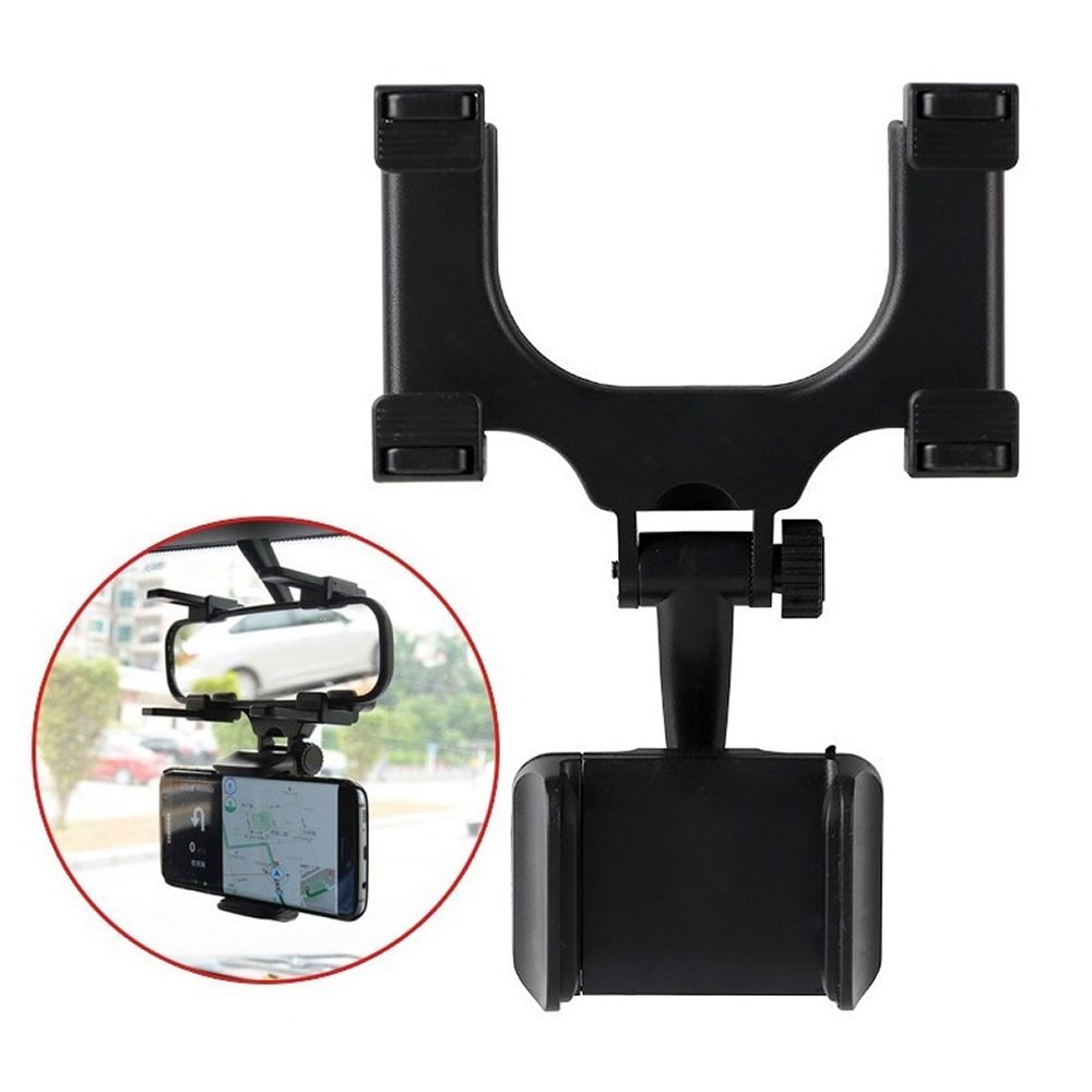 Soporte Porta Celular 360 Carro Auto Espejo Retrovisor  H23