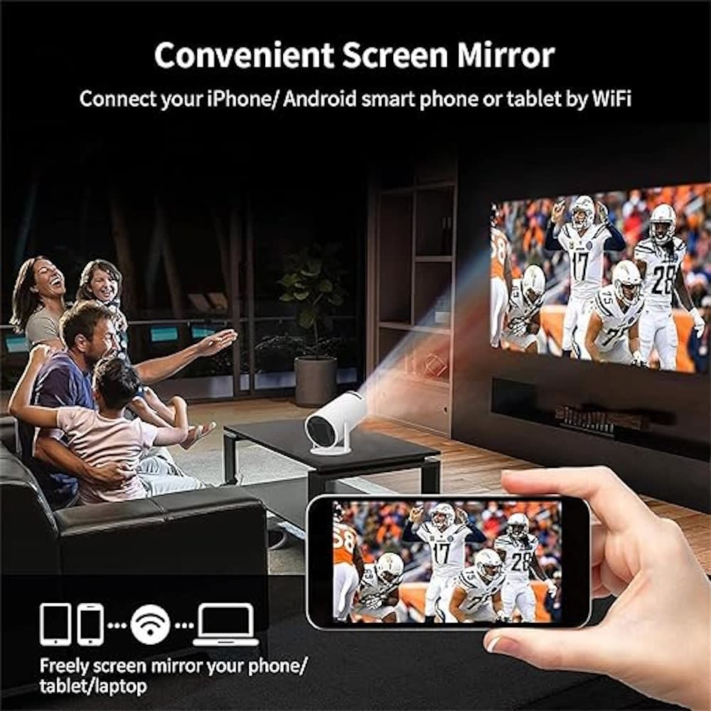 Proyector Android 4k Hd Wifi Smart Tv Videojuegos Portatil M300 MAX5