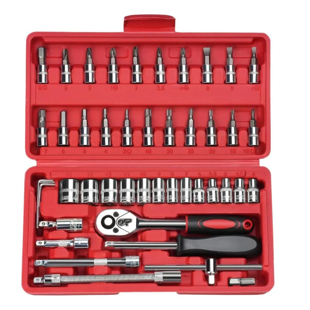 Estuche de Herramientas Juego 46 Piezas GJX2347 con Estuche 0