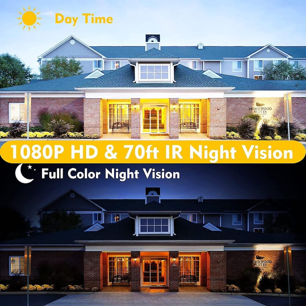 Cámara de Seguridad inalámbrica WiFi con Panel Solar Integrado Contra Agua IP66 JK-81819