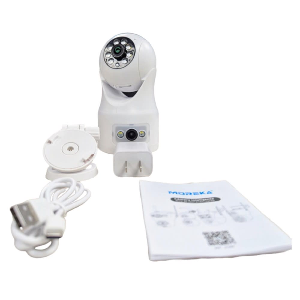 Cámara IP 360° Wifi 1080 HD Visión Nocturna Certificación IP44 Micrófono y altavoz JK-0042