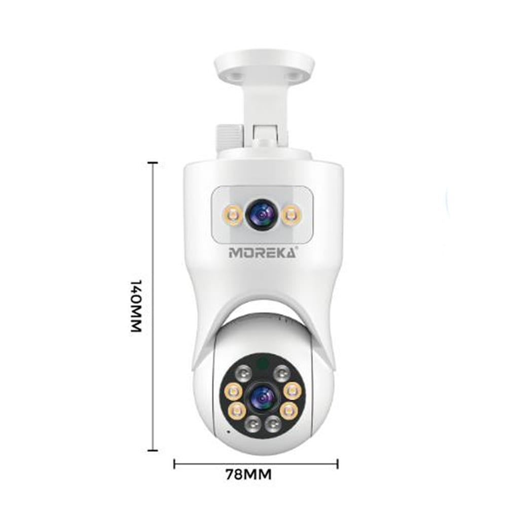 Cámara IP 360° Wifi 1080 HD Visión Nocturna Certificación IP44 Micrófono y altavoz JK-0044