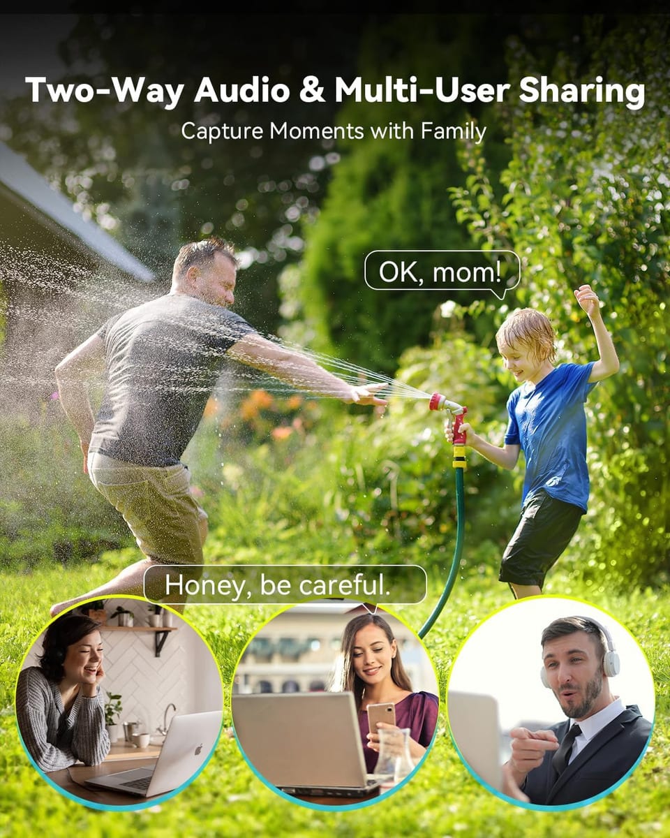 Cámara IP 360° Wifi 2MP Visión Nocturna Micrófono y altavoz6