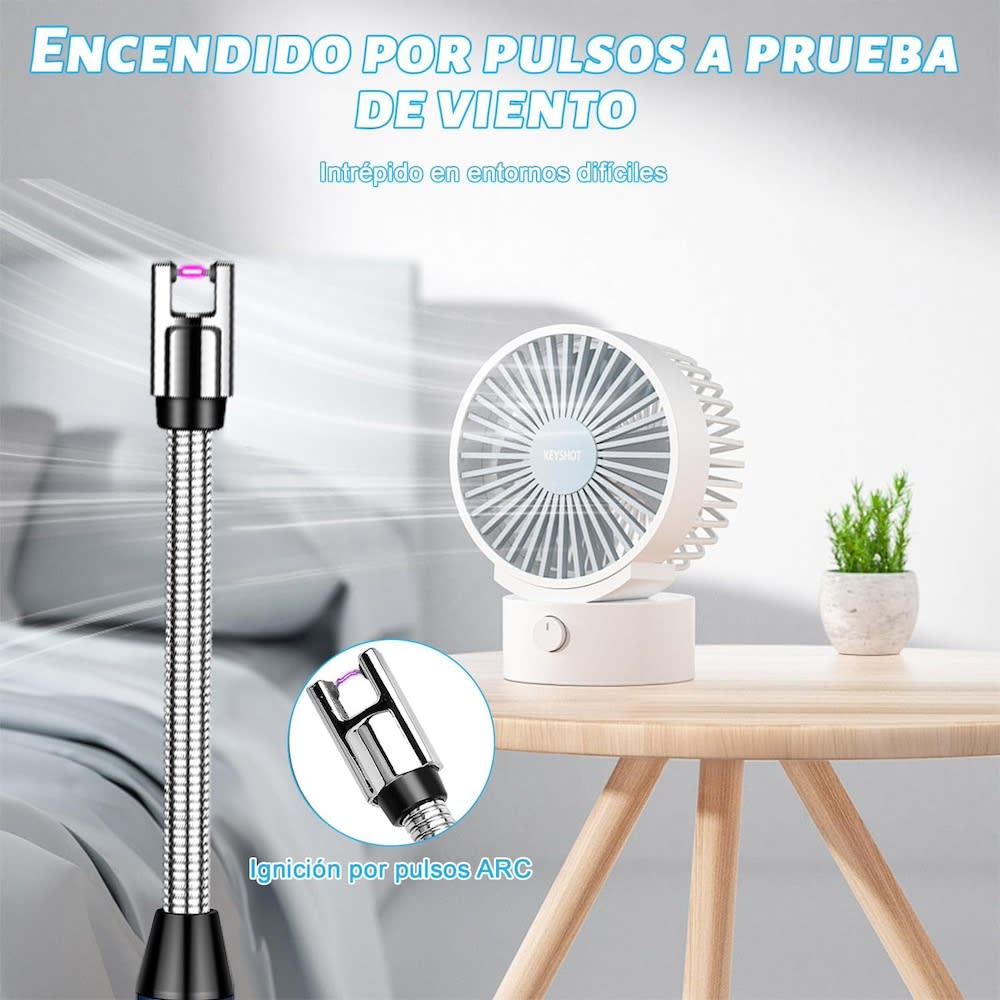 Encendedor Eléctrico Portátil Recargable De Cocina JL817-26
