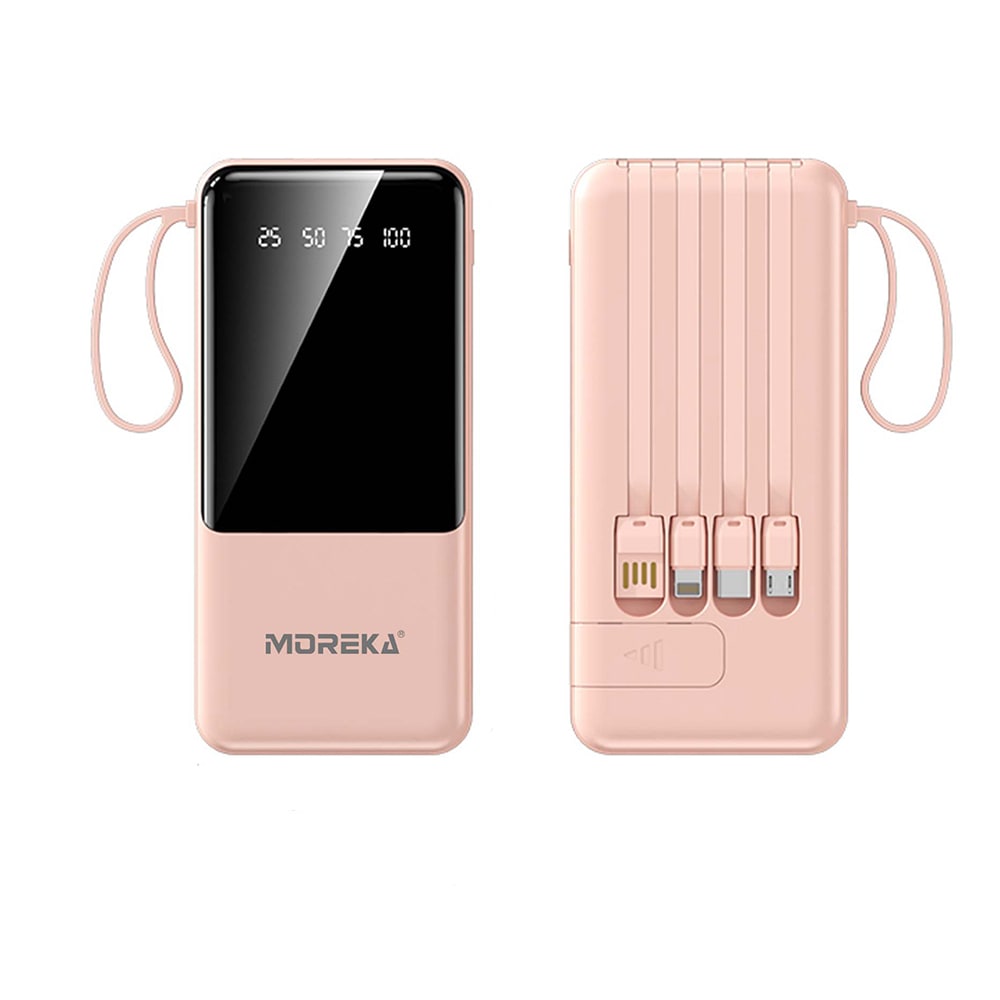 Power Bank Moreka K087 20000 mAh 74W 4 entredas 4 salidas10