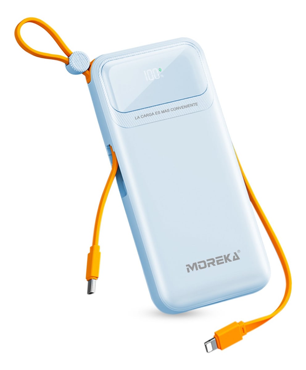 Power Bank Moreka K064 1000 mAh 37W 2 entredas 2 salidas9