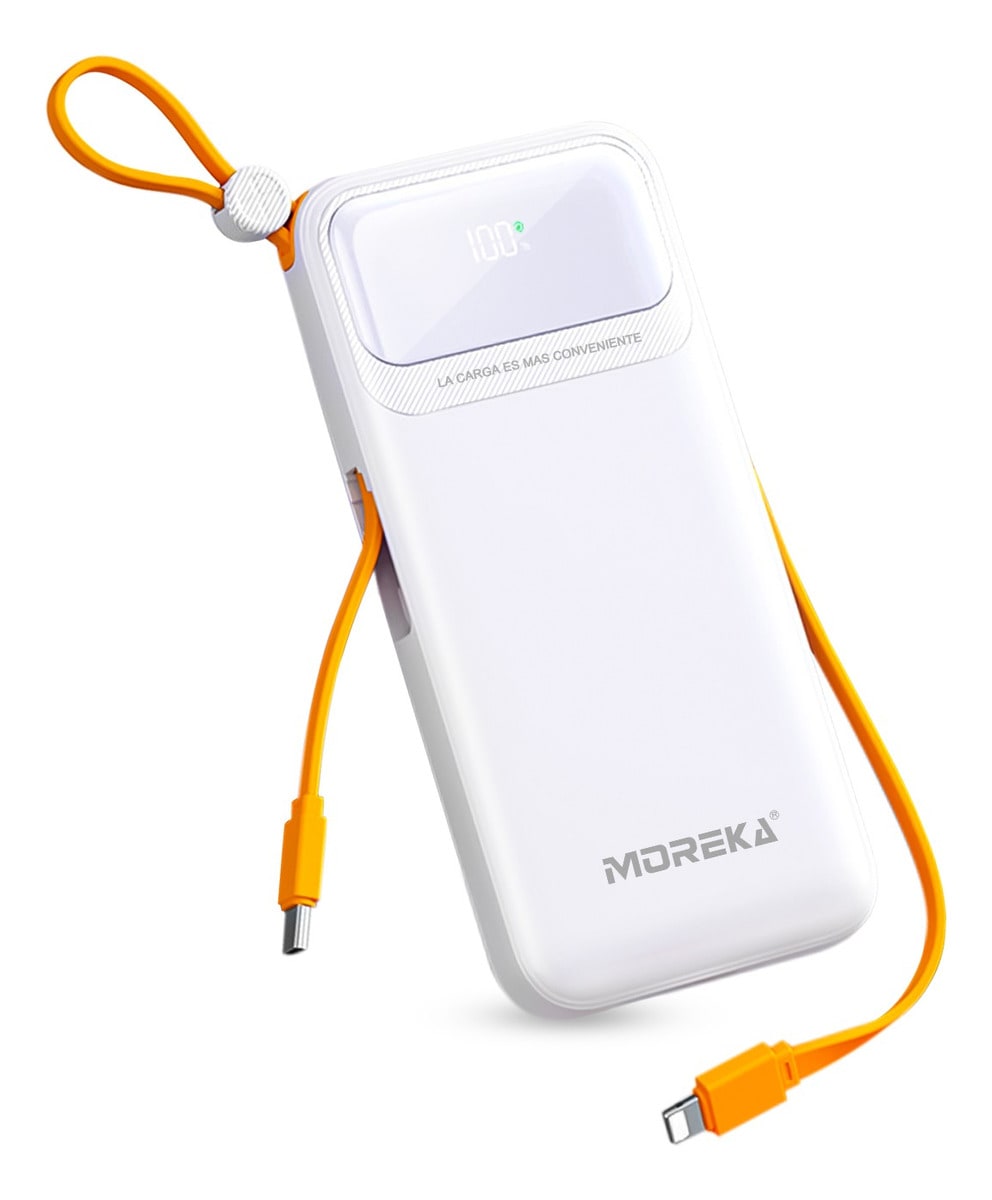 Power Bank Moreka K064 1000 mAh 37W 2 entredas 2 salidas 0