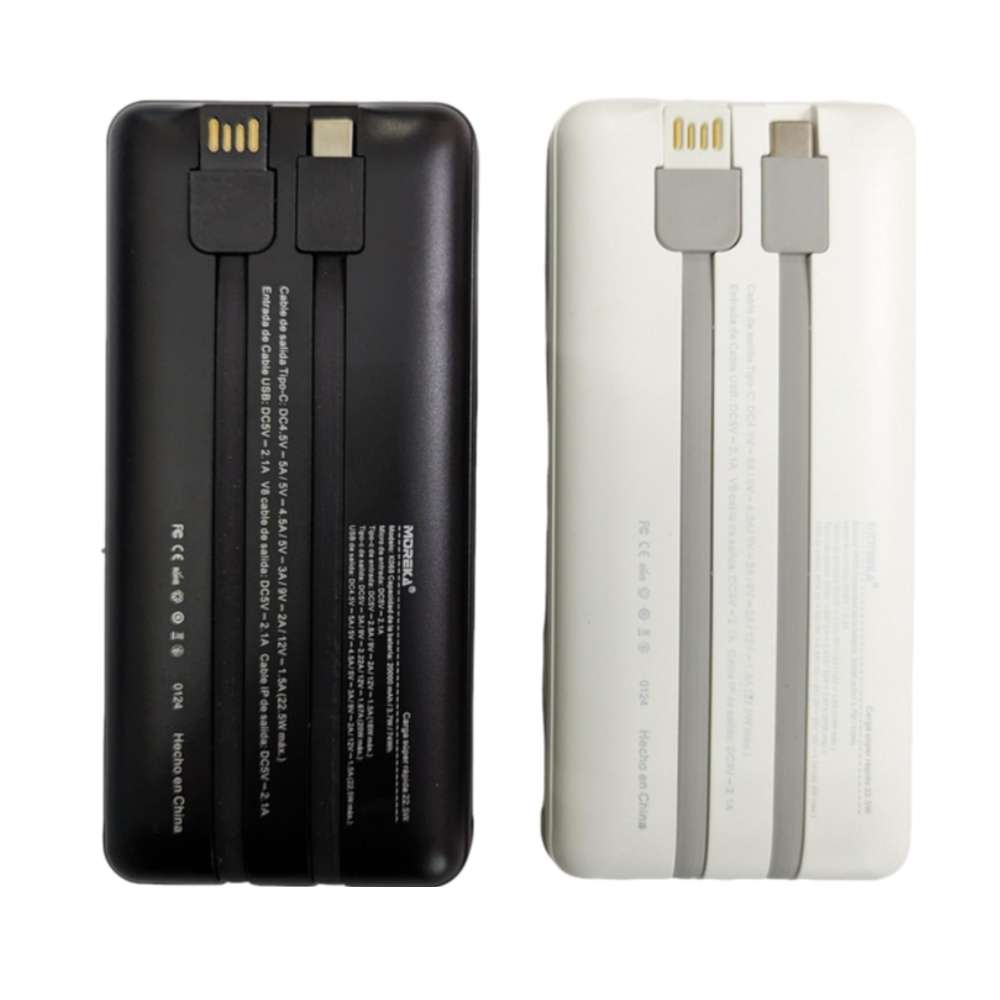 Power bank Moreka K068 20000 mAh 22.5W Tipo C IP V82