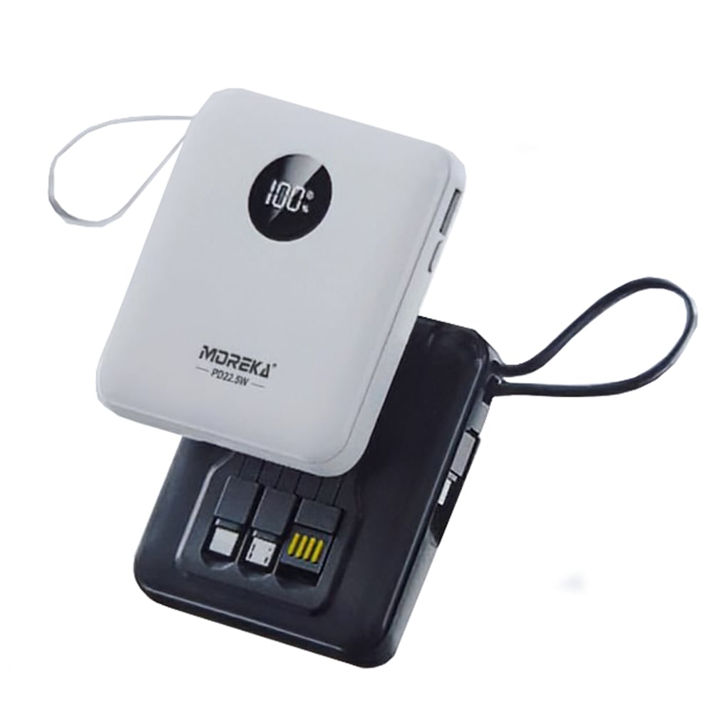 Power Bank Moreka K072 10000 mAh 37W 2 entredas 4 salidas 0