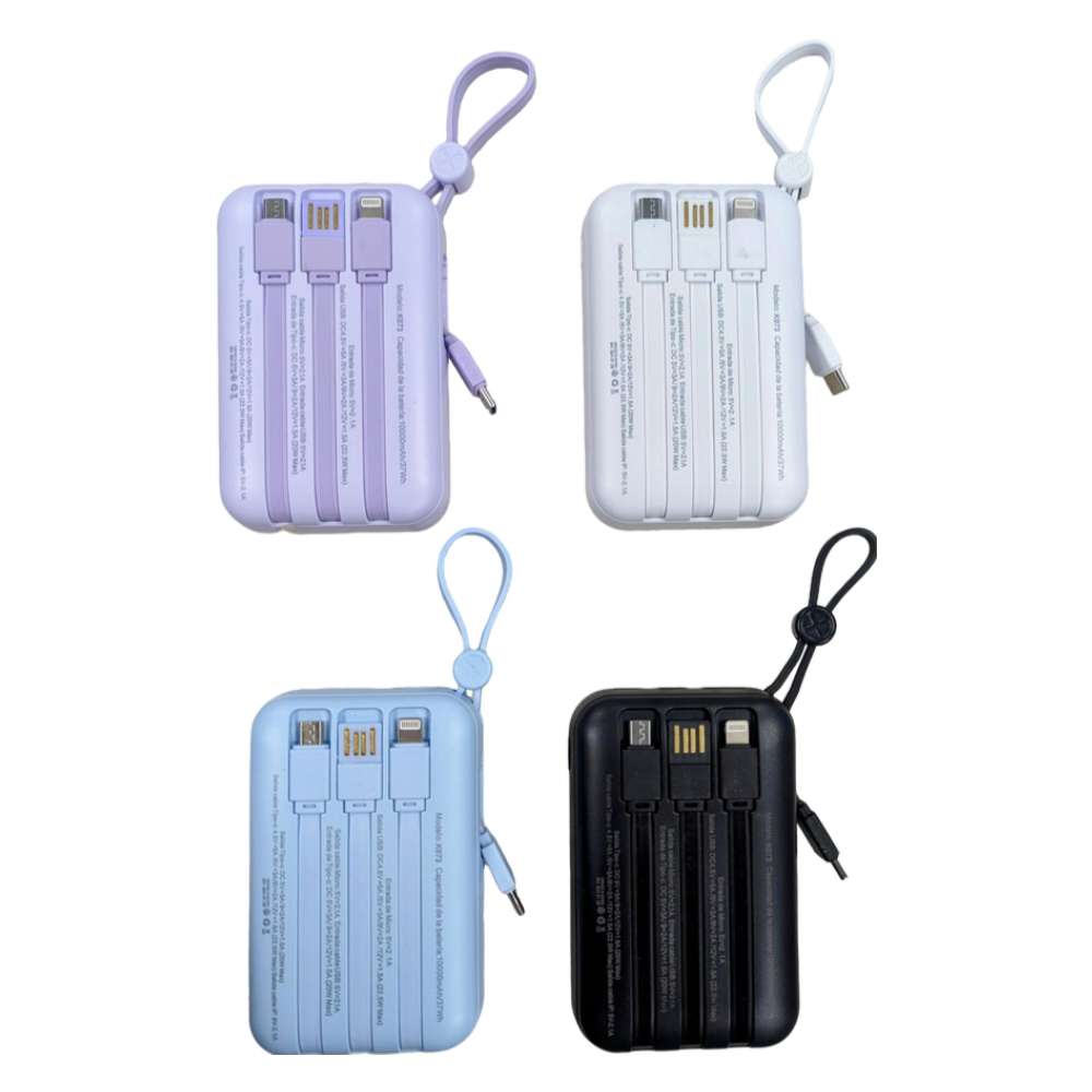 Power Bank Moreka K073 10000 mAh 37W 2 entredas 4 salidas3