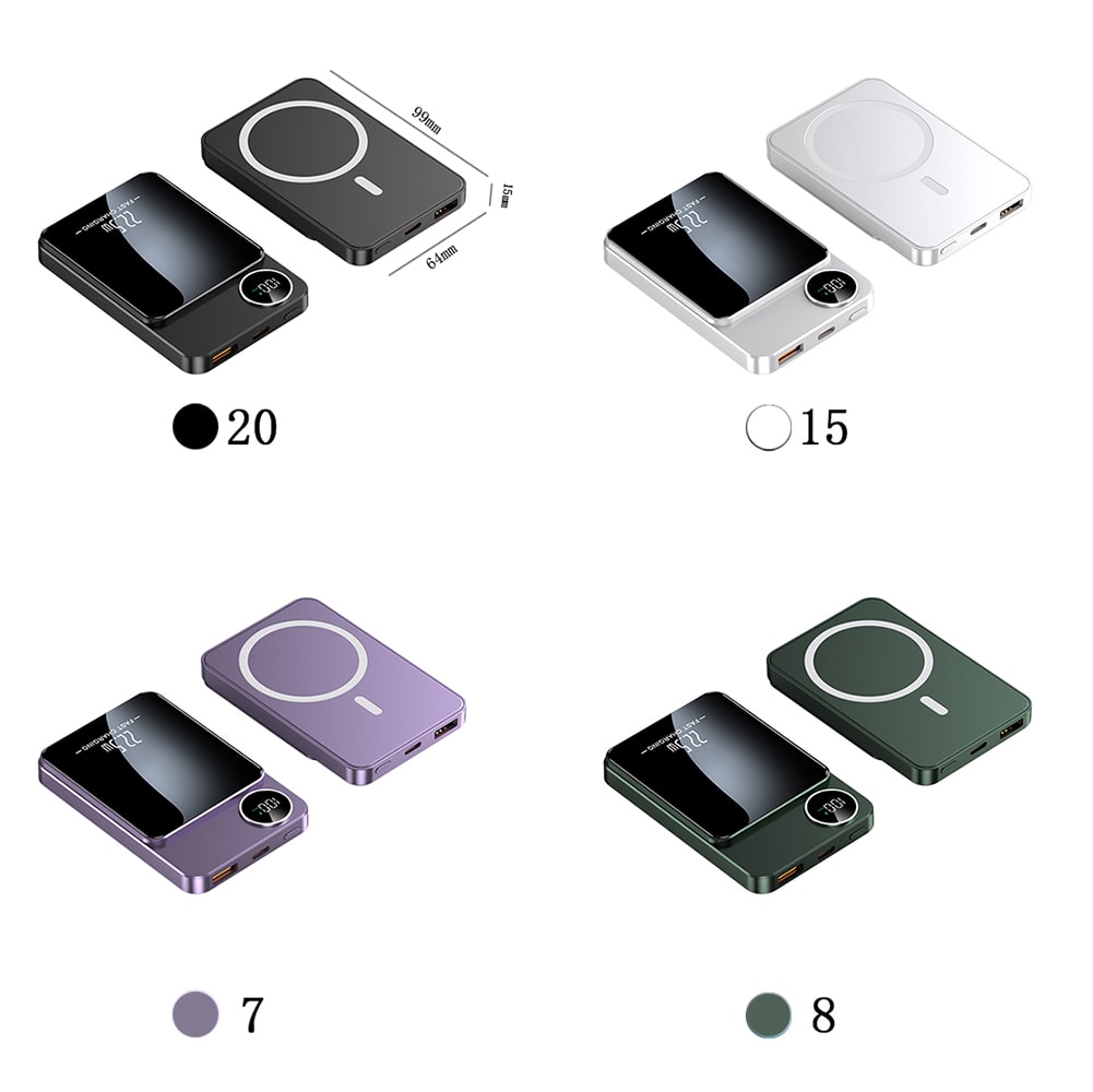 Power Bank Moreka K074 5000 mAh 18.5W inalámbrica 5W14