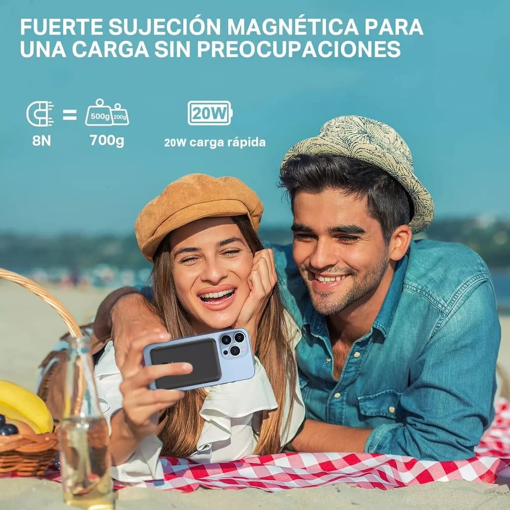 Power Bank Moreka K075 5000 mAh 18.5W inalámbrica 5W9