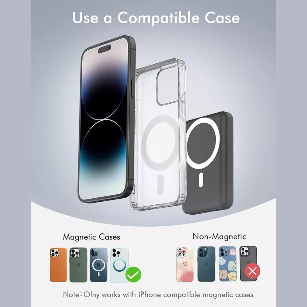 Power Bank Moreka K075 5000 mAh 18.5W inalámbrica 5W5