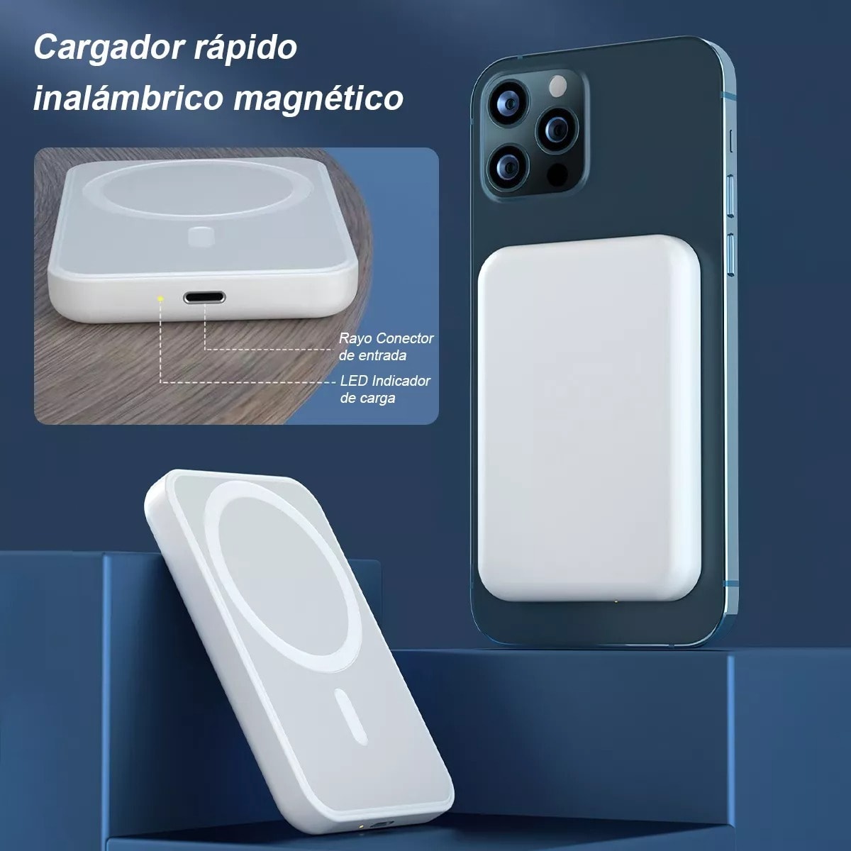 Power Bank Moreka K075 5000 mAh 18.5W inalámbrica 5W10