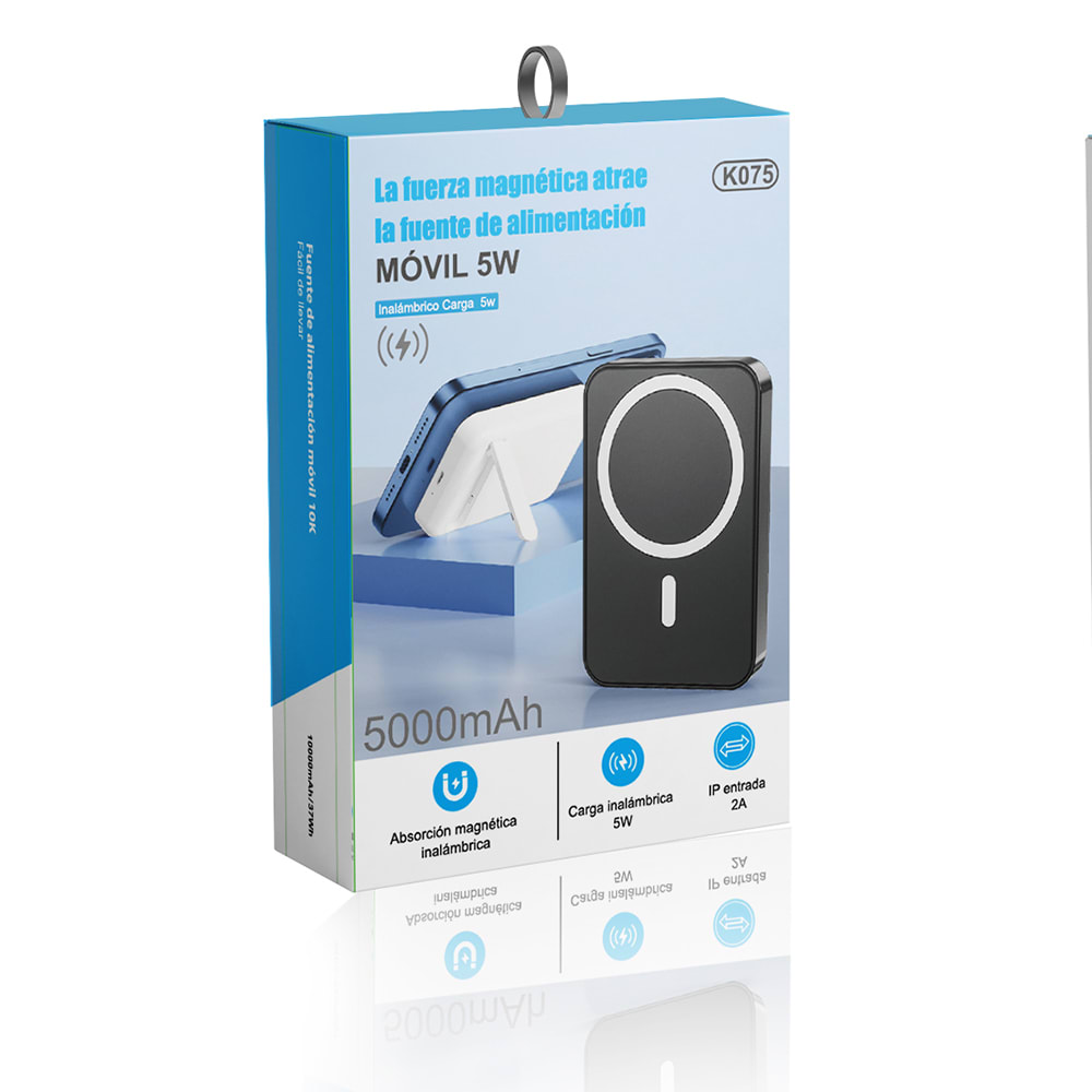 Power Bank Moreka K075 5000 mAh 18.5W inalámbrica 5W12