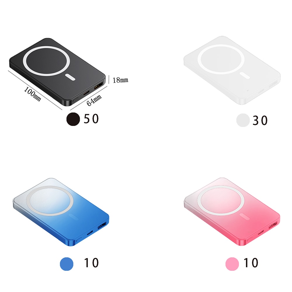 Power Bank Moreka K075 5000 mAh 18.5W inalámbrica 5W17